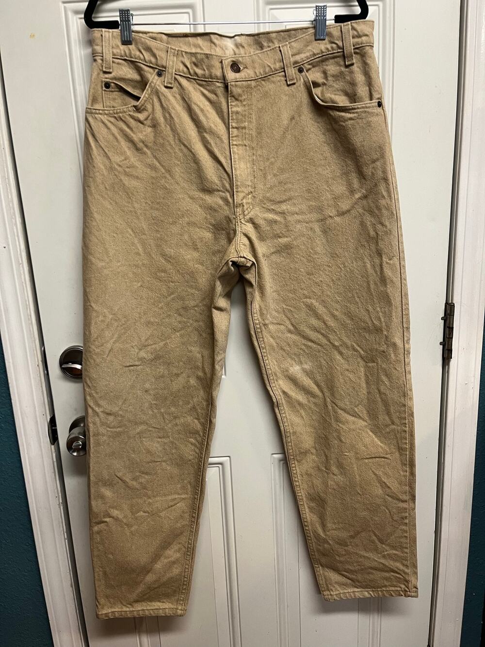 Levi’s men’s 550 tan jeans 36x30